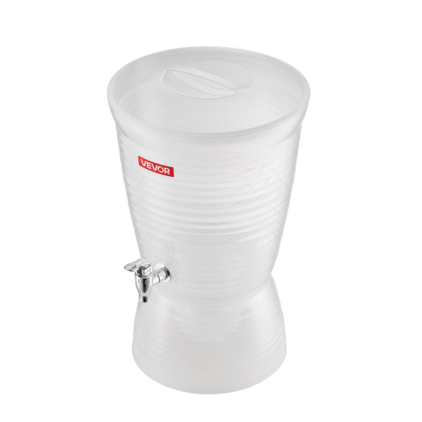 Beverage Dispenser, 2.64 Gallon Drink Dispenser for Parties, Plastic Juice Dispensers with Spigot Ice Chamber, Iced Tea Lemonade Juice Water Dispensers, for Restaurants, Hotels, Parties