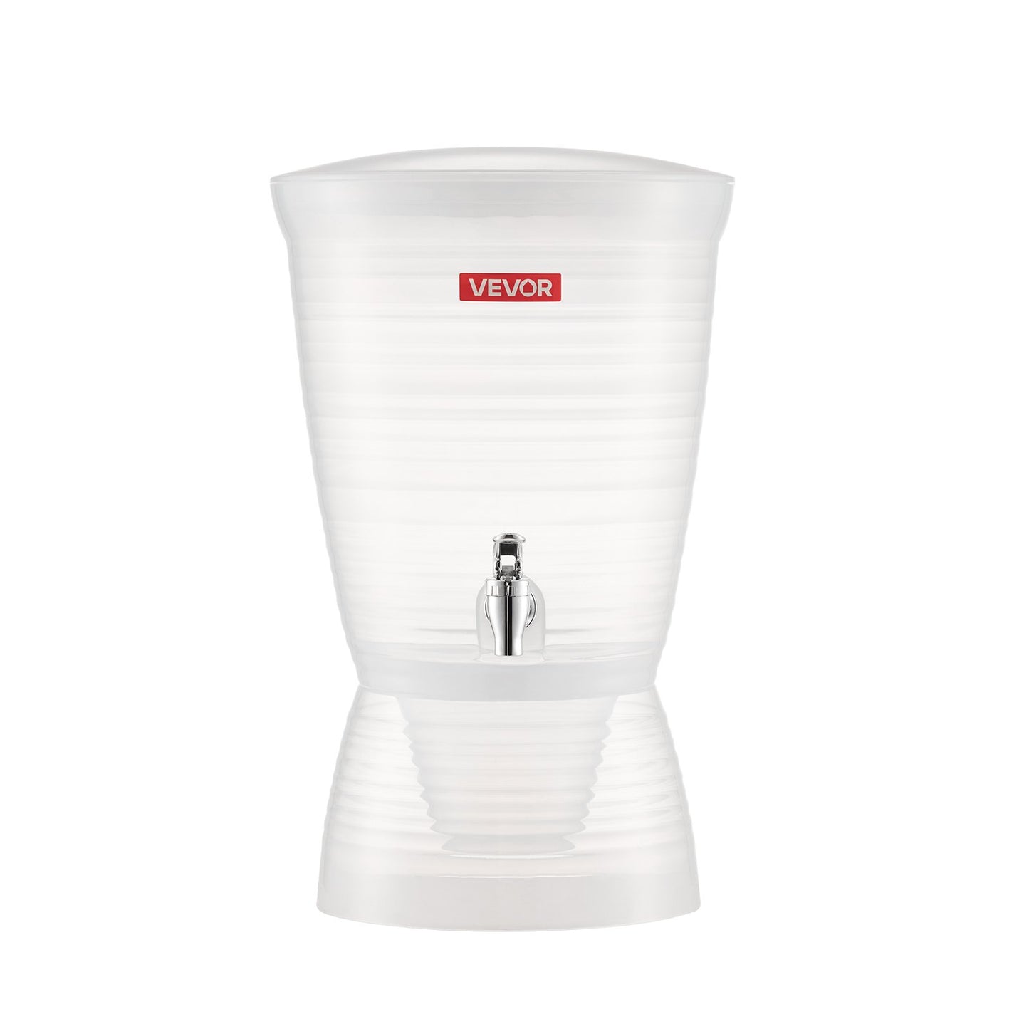 Beverage Dispenser, 2.64 Gallon Drink Dispenser for Parties, Plastic Juice Dispensers with Spigot Ice Chamber, Iced Tea Lemonade Juice Water Dispensers, for Restaurants, Hotels, Parties