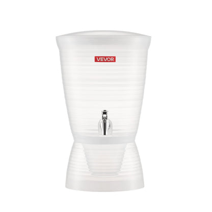 Beverage Dispenser, 2.64 Gallon Drink Dispenser for Parties, Plastic Juice Dispensers with Spigot Ice Chamber, Iced Tea Lemonade Juice Water Dispensers, for Restaurants, Hotels, Parties