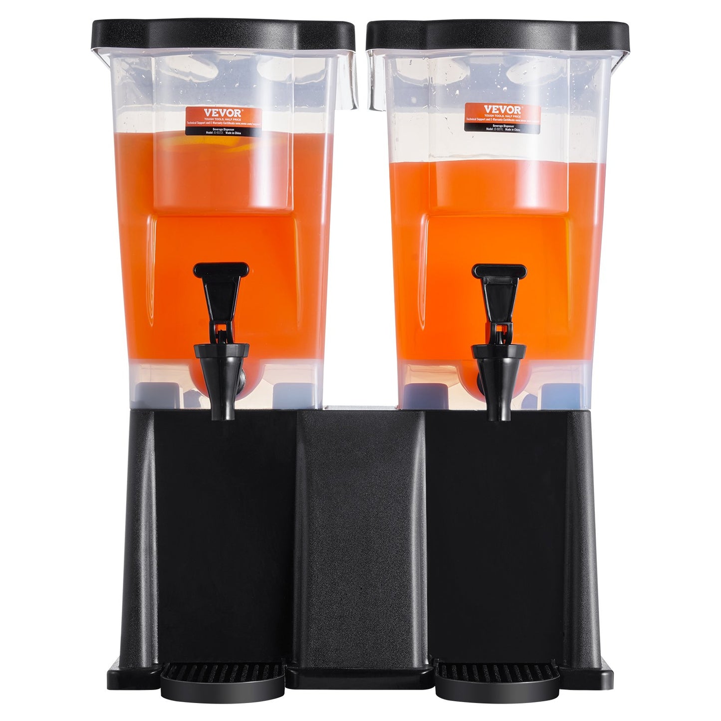 Beverage Dispenser, 3 Gallon x 2 Beverage Dispenser for Parties, Plastic Juice Dispenser with Lid, Iced Tea Lemonade Juice Water Dispenser, for Restaurants, Hotels, Parties