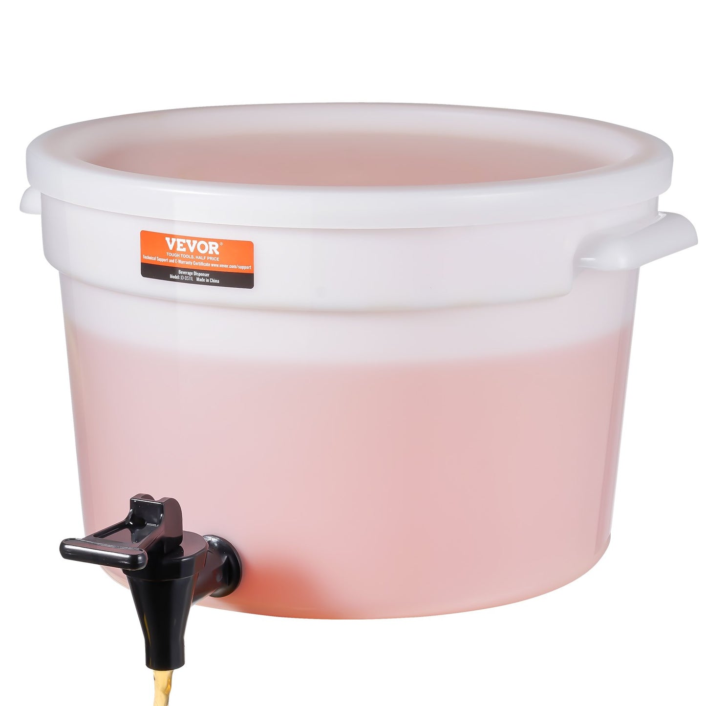 Beverage Dispenser, 3 Gallon Beverage Dispenser for Parties, Plastic Juice Dispenser with Spout and Lid, Iced Tea Lemonade Juice Dispenser, for Restaurants, Hotels, Parties