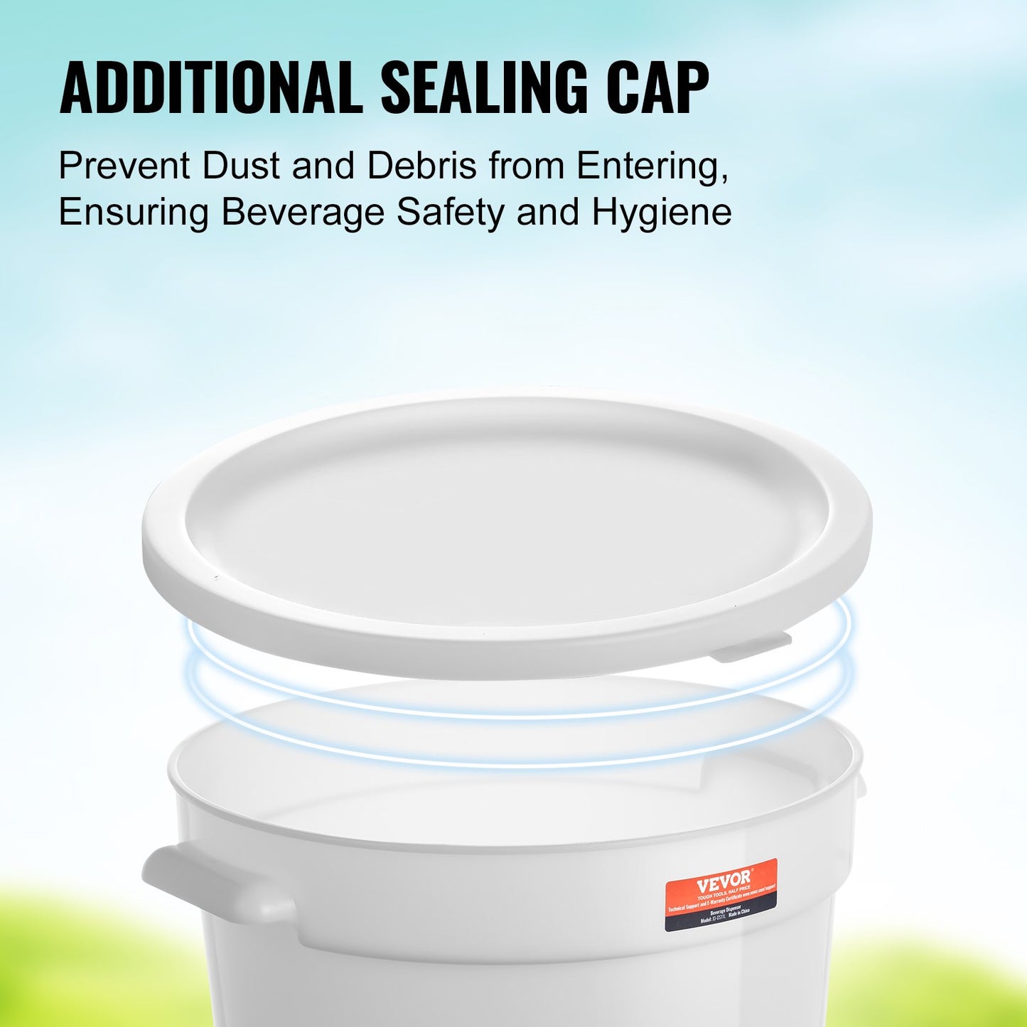 Beverage Dispenser, 3 gallon dryckesdispenser för fester, Juice Dispenser i plast med tapp och lock, Iced Tea Lemonade Juice Dispenser, för restauranger, hotell, fester, 2-pack