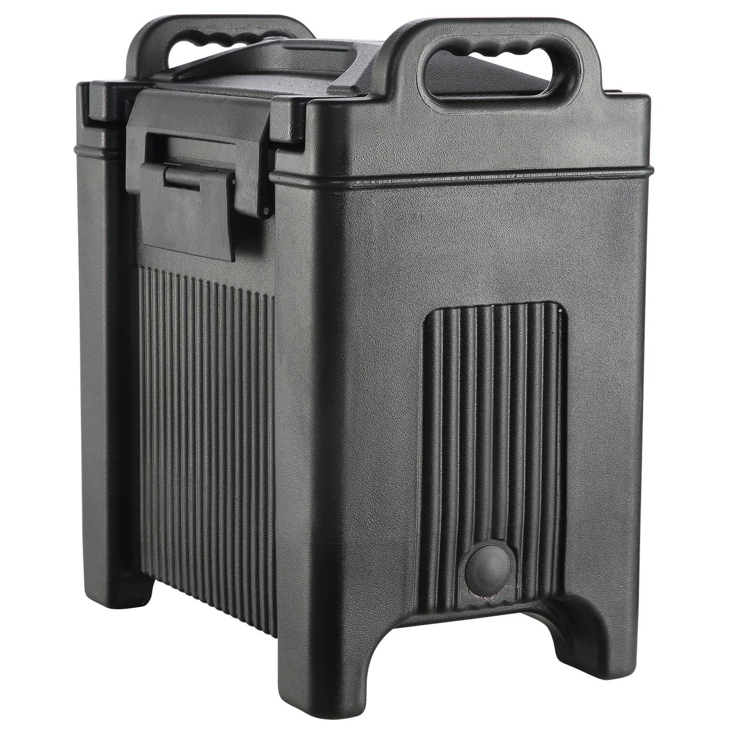 Isolierter Getränkespender, 2,5 Gallonen, Heiß- und Kaltgetränkespender aus LDPE in Lebensmittelqualität, Thermo-Getränkespender mit 0,9 Zoll dickem, zweistufigem Wasserhahngriff aus PU-Schicht, für Getränkeläden in Restaurants