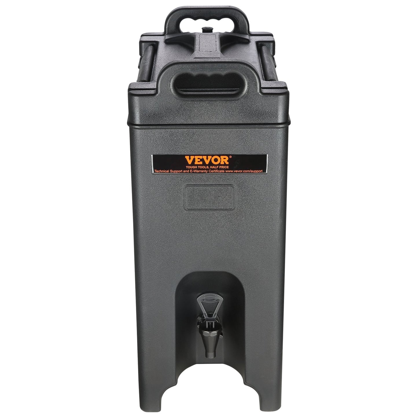 Isolerad dryckesdispenser, 5 gallon, livsmedelsklassad LDPE server för varm och kall dryck, kylare för termisk dryck med 0,9 tums PU-lager tvåstegs kranhandtag, för restaurangens dryckesbutik