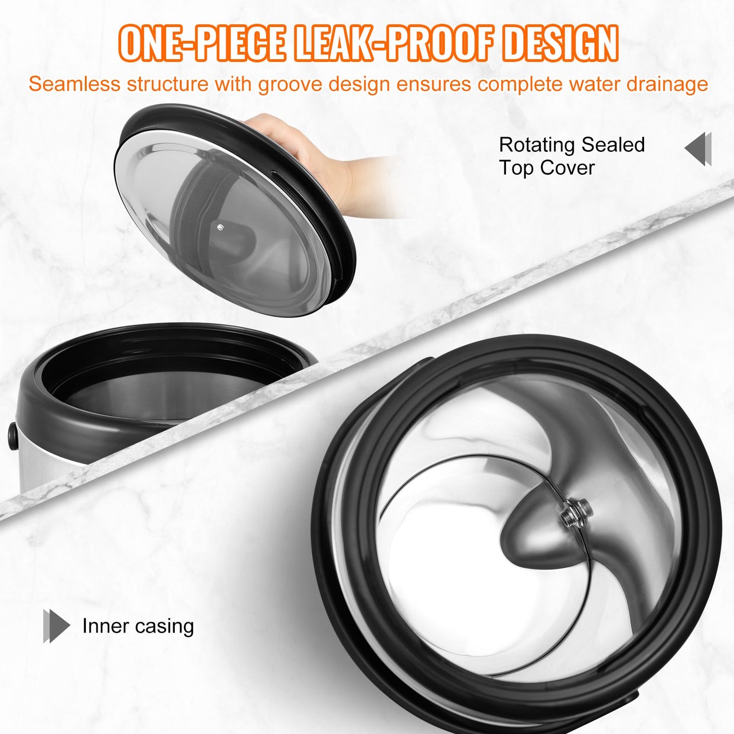 Isolierter Getränkespender aus Edelstahl, 1,5 Gallonen (6 Liter), Thermo-Serviergerät für heiße und kalte Getränke mit Zapfhahn, Lebensmittelqualität für heißen Tee, Kaffee, Wasser, Restaurant, Getränkeladen