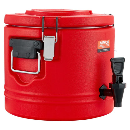 Insulated Beverage Dispenser, 2.2 Gal/8L Thermal Hot and Cold Drink Server Dispenser with Spigot, Food-Grade Cooler Jug with 304 Stainless Steel Interior, for Tea Coffee Restaurant Outdoor