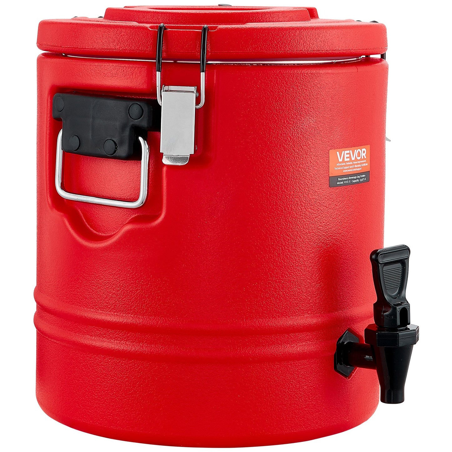 Insulated Beverage Dispenser, 3 Gal/11.4L Thermal Hot and Cold Drink Server Dispenser with Spigot, Food-Grade Cooler Jug with 304 Stainless Steel Interior, for Tea Coffee Restaurant Outdoor