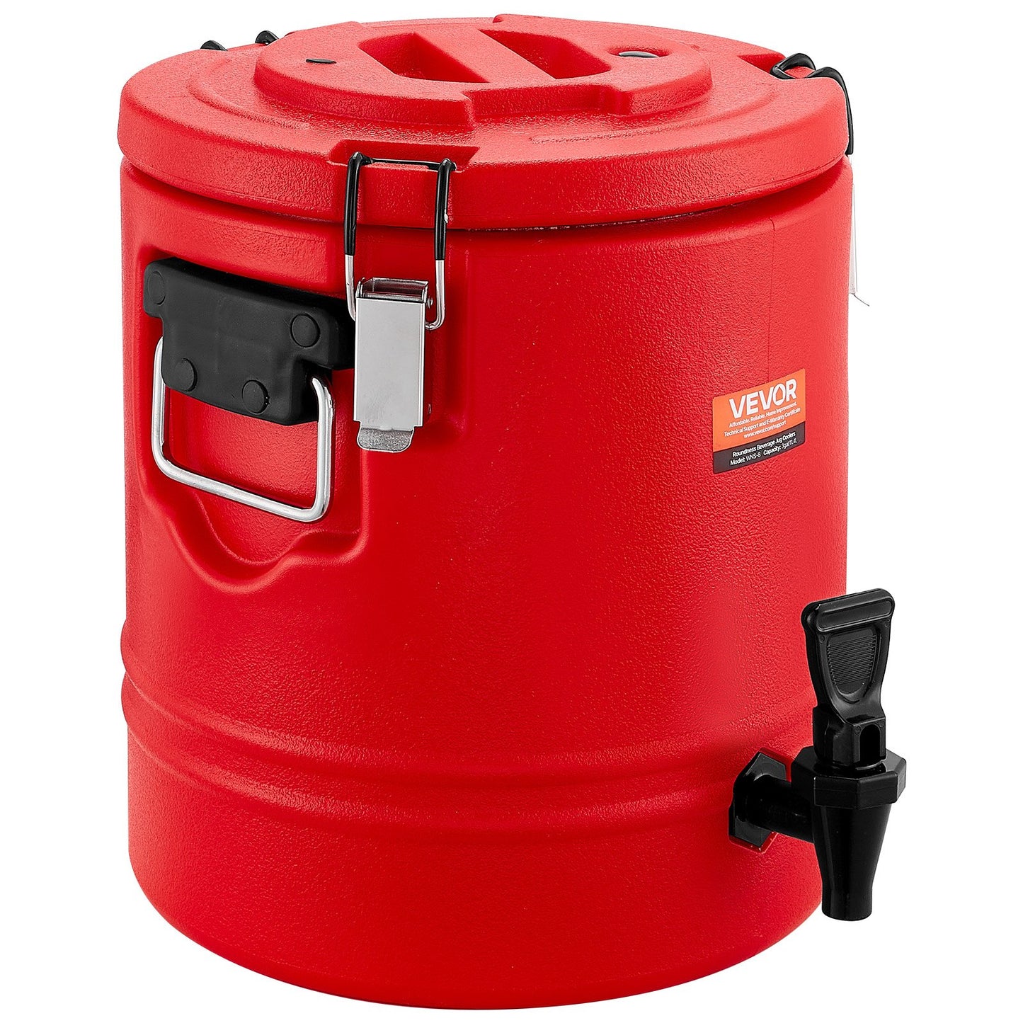 Insulated Beverage Dispenser, 3 Gal/11.4L Thermal Hot and Cold Drink Server Dispenser with Spigot, Food-Grade Cooler Jug with 304 Stainless Steel Interior, for Tea Coffee Restaurant Outdoor