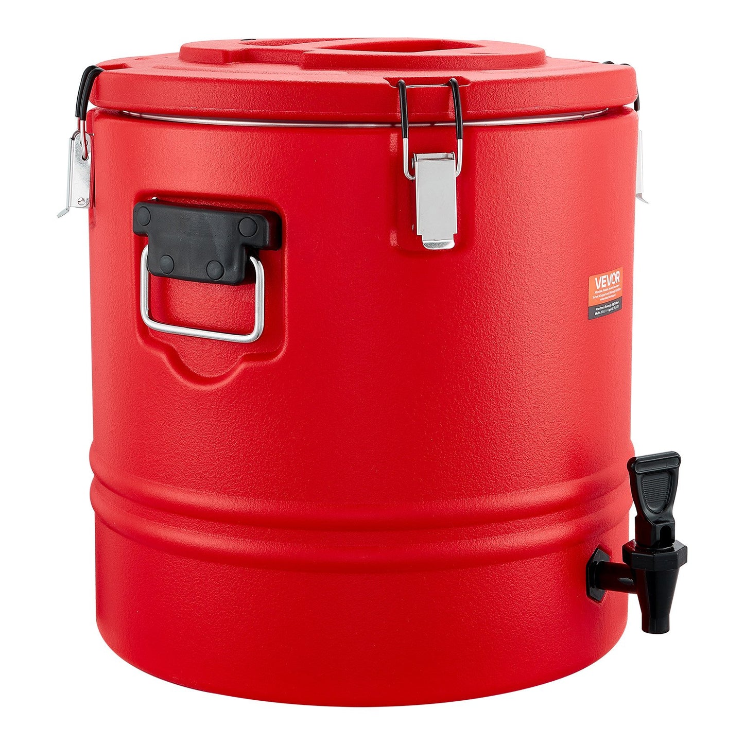 Insulated Beverage Dispenser, 8 Gal/30.3L Thermal Hot and Cold Drink Server Dispenser with Spigot, Food-Grade Cooler Jug with 304 Stainless Steel Interior, for Tea Coffee Restaurant Outdoor