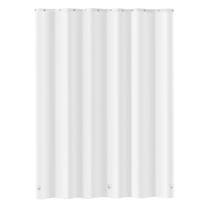 Shower Curtain Liner, 8G Heavy-Duty PEVA Shower Liner, 2-Pack Waterproof Plastic Liners with 3 Magnets and 12 Rust-Resistant Metal Grommet, for Bathroom Showers & Bath Tubs, 72 x 72 in (White)
