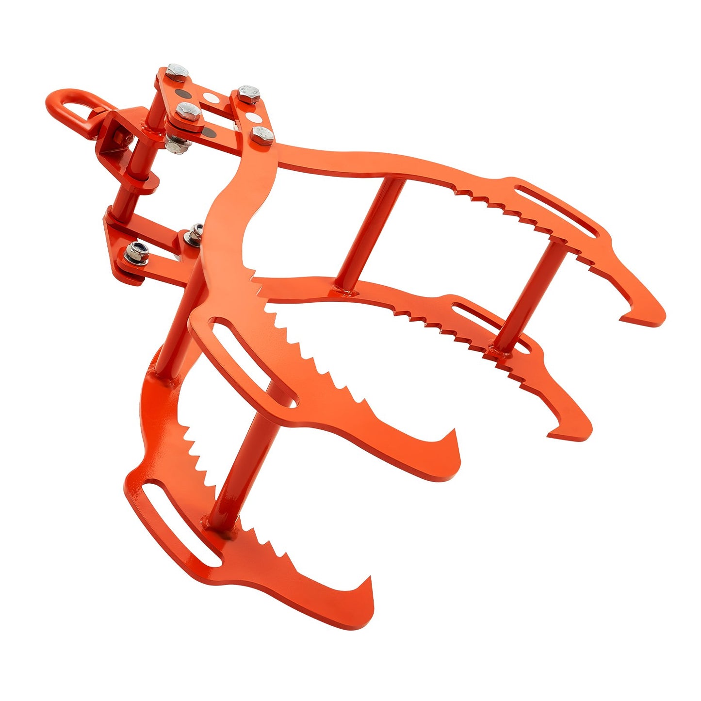 28-inch Log Lifting Pliers 4 Claws Solid Steel Log Grip Swivel Log Tool
