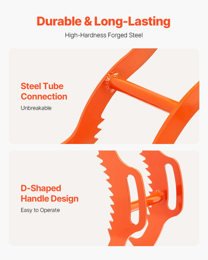 28in Log Lifting Tongs, 4-Claw Log Tongs, Heavy Duty Steel Log Grapple, 2650LBS Lifting Capacity, Swivel Log Graper Timber, Eagle Claw Design, Log Skidding Tongs for Trucks, Tractors, Forklifts