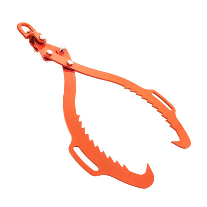 32 Zoll Holzhebezange mit 2 Krallen, massiver Stahl-Holzgriff, drehbares Holzwerkzeug