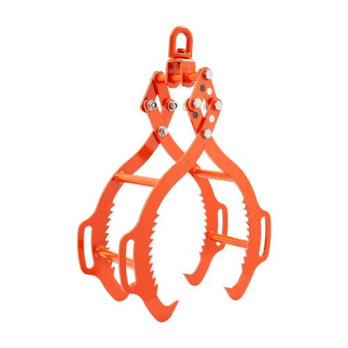 36in Log Lifting Tongs, 4-Claw Log Tongs, Heavy Duty Steel Log Grapple, 3300LBS Lifting Capacity, Swivel Log Graper Timber, Eagle Claw Design, Log Skidding Tongs for Trucks, Tractors, Forklifts