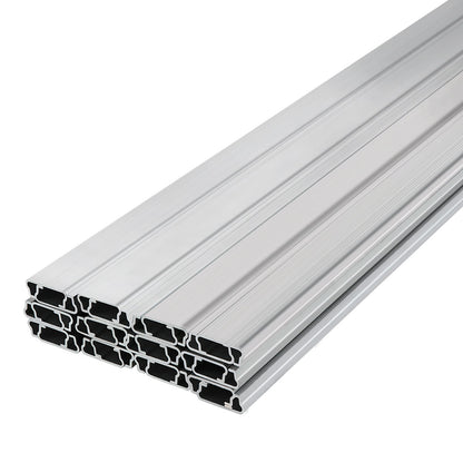 Fjädertråd och låskanal, 6,56 fot fjäderlås & U-kanalspaket för växthus, 30-pack PE-belagd fjädertråd och aluminiumlegeringskanal, plastpolyfilm eller skärmduksfäste med skärm