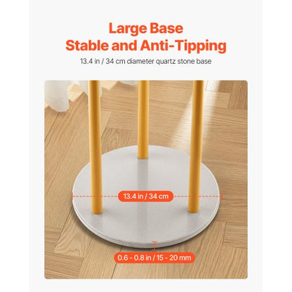 Klädhängare Fristående klädhängare med kvartsstensbas och 9 krokar |  EU