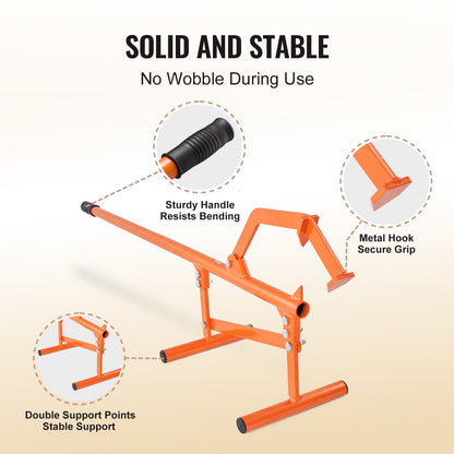 Timberjack 46,5 Zoll Hochleistungs-Stammheber zum Rollen von max. 15 Zoll Dialogen