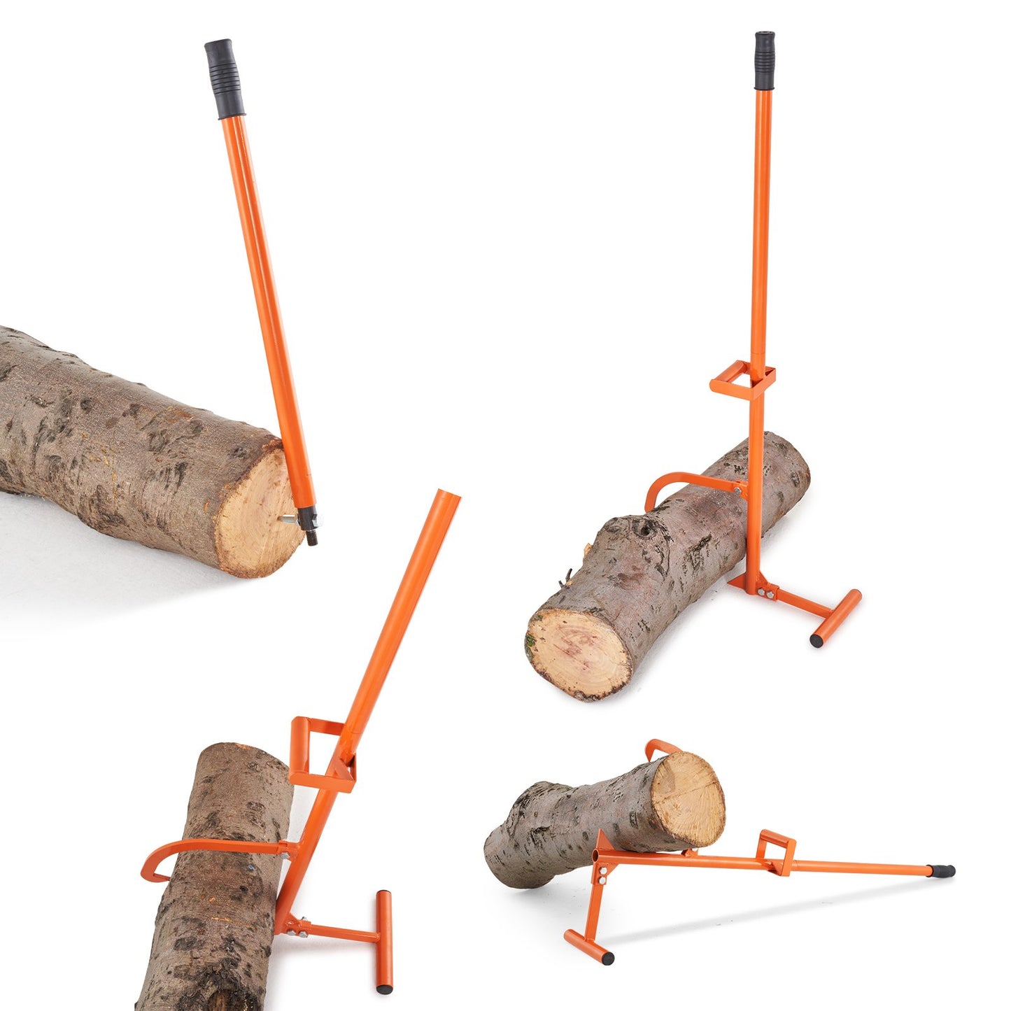 Timberjack Stammheber 4-in-1 Stammroller 46,5 Zoll Forst-Multitool für die Forstwirtschaft