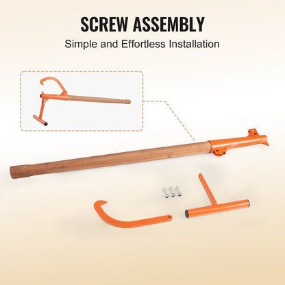 Timberjack 46,5 Zoll Hochleistungs-Holzheber mit Holzgriff für Holzscheite mit max. 15 Zoll Durchmesser