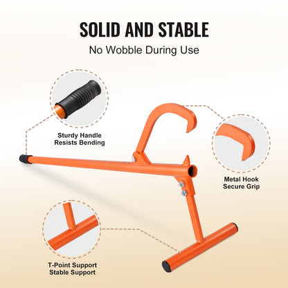 Timberjack 46,5 Zoll Hochleistungs-Holzheber mit Metallgriff für Holzstämme mit max. 15 Zoll Durchmesser