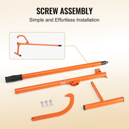 Timberjack 46,5 Zoll Hochleistungs-Holzheber mit Metallgriff für Holzstämme mit max. 15 Zoll Durchmesser
