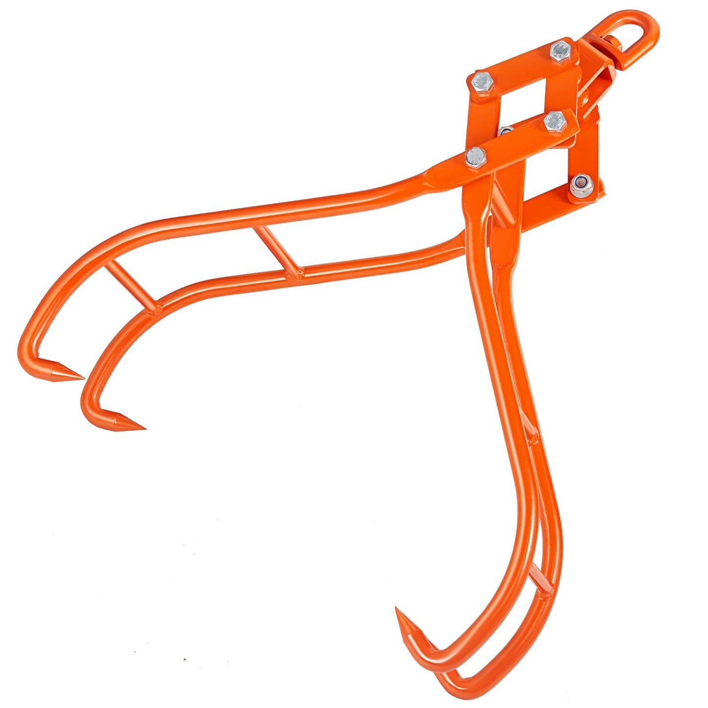 Timber Claw Hook, 28 Inch 4 Claw Log Grip for Log Towing, Swivel Steel Log Lifting Tongs, Eagle Claws Design with 2205 lbs/1000 kg Load Capacity for Tractors, ATVs, Trucks, Forklifts