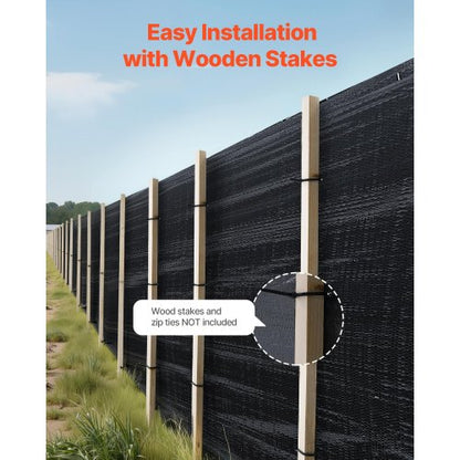 Siltstängselväv i rulle, 0,91 x 152,4 m erosionsskyddande stängsel, industriellt högkvalitativa, slitstarka polypropenvävar för sedimentretention, tillfällig väv för byggarbetsplatser |  EU