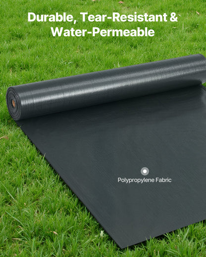 Silt Fence Fabric Roll, 3 x 500 ft Erosion Control Fencing, Industrial Grade Tough Polypropylene Fabrics for Sediment Retention, Temporary Fabric for Construction Job Sites
