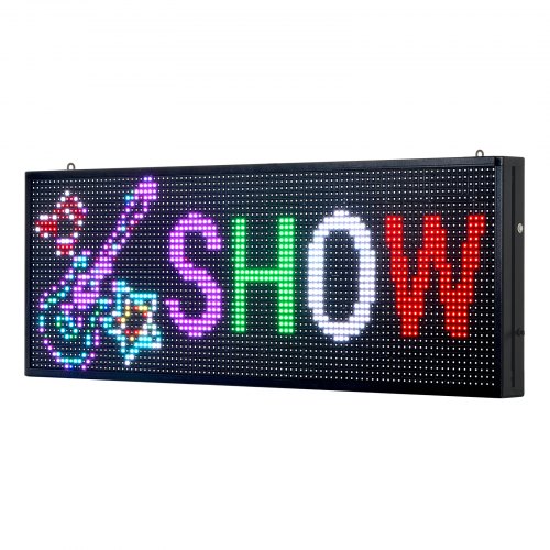 40x14 inch Programmable LED Sign Scrolling Display Board P10 Full Color | EU