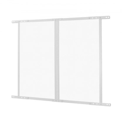 RV-dörrskydd 660,4 x 609,6 mm Dörrgaller Husdjursskydd Vit |  EU