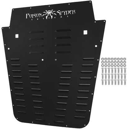 Belüfteter Kühlergrill mit schwarzer Pulverbeschichtung, Frontliner für Jeep Wrangler JK 2013–2017