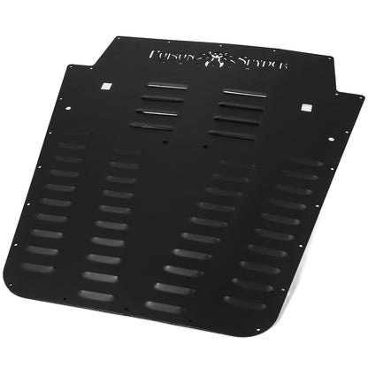Vented Hood Louver Black Powder Coat For 2013-2017 Jeep Wrangler JK