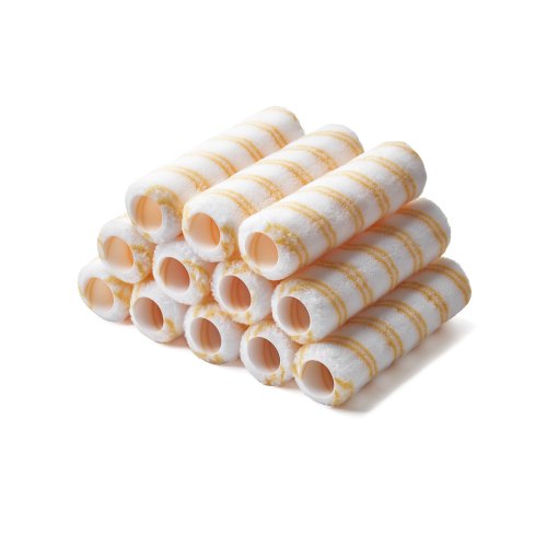 Paint Roller Covers, 12 Pack 9 Inch Shedless Roller Covers, 3/8 Inch Nap High Dense Roller Covers for Roller Frame & Paint Roller Kit, Paint Rollers for Painting Walls, House Painting Supplies