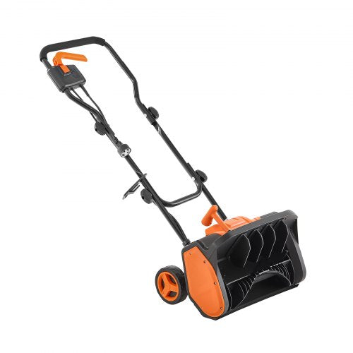 Electric Snow Shovel, 12A 17 inch Corded Snow Shovel, 60° Adjustable Chute, 20 ft Throwing Distance, Snowthrower with Dual Safety Switch, Winter Ice Removal Tool for Driveway Sidewalk Patio