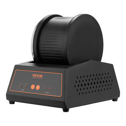 Rock Tumbler Kit, 4lbs Rock Polishing Kit, 4 Speed Settings 9-Day Polishing Timer Stone Polishing Kit, Belt-Free Rock Polisher with Adapter & Overload Protection, Rock Polisher for Adults Kids