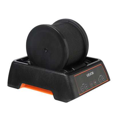 Rock Tumbler, 1 lb Rock Polishing Machine, Rocks Tumbling Kit with 4-Speed Adjustment, 1–9 Day Timer, Direct Drive Motor Rocks Polishing Kit for Rose Quartz, Amethyst, Quiet Operation