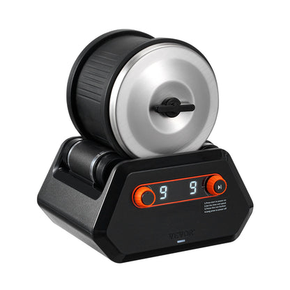 Steinpolierset, 1,8 kg, Steinpolierer, 9 Geschwindigkeiten, 9 Tage Timer mit Körnung