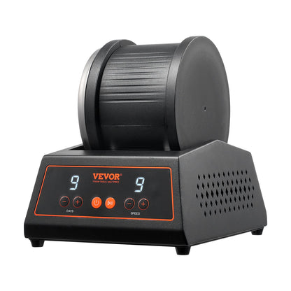 Rock Tumbler Machine 4 lbs Rock Polishing Kit 9-växlad 9-dagars timer stål