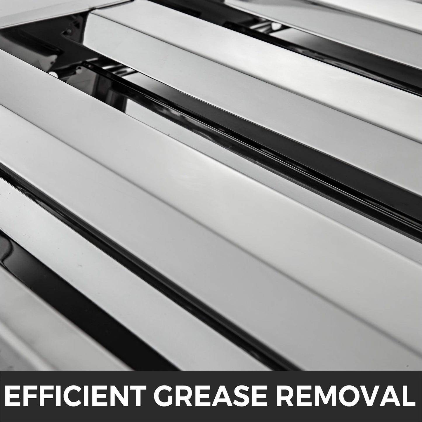 Pack of 6 Hood Filters 19.5W x 19.5H Inch, 430 Stainless Steel 4 Grooves Commercial Hood Filters, Range Hood Filter for Grease Rated Commercial Kitchen Exhaust Hoods