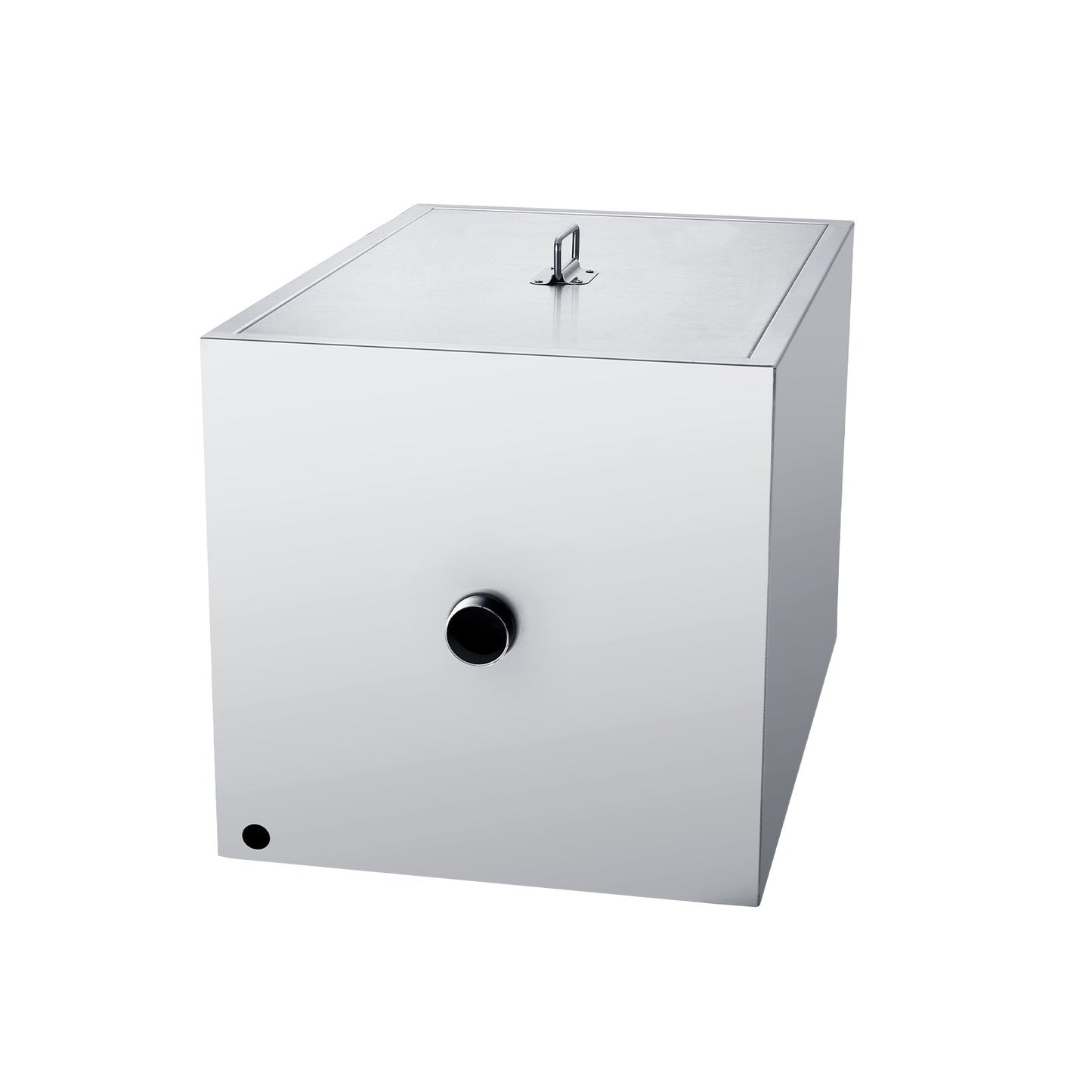 Commercial Grease Trap, 40 LBS Grease Interceptor, Side Inlet Interceptor, Under Sink Stainless Steel Grease Trap, 10 GPM Waste Water Oil-water Separator, for Restaurant Canteen Home Kitchen