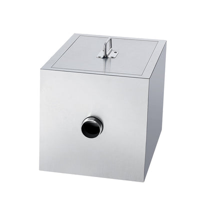 Kommersiell fettavskiljare, 8 LBS fettavskiljare, sidoinloppsavskiljare, fettavskiljare under diskbänken i rostfritt stål, 2,8 GPM spillvatten Olje-vattenavskiljare, för restaurangmatsal hemkök