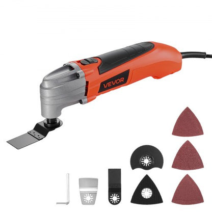 Oscillating Tool Multitool, 2.2Amps 22,000 OPM Electric Oscillating Multi Tool Kit Corded with 2.8° Oscillating Angle, 7PCS Saw Accessories for Cutting, Scraping, Sanding, Floor Stripping