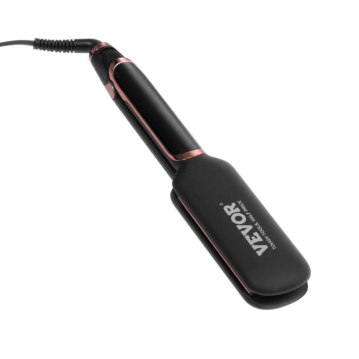 2-tums plattång för hår med infraröd teknik och negativ jon