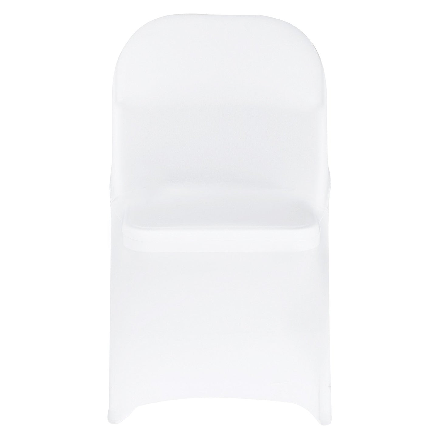 150 Pcs White Chair Covers, Polyester Spandex Chair Cover, Stretch Slipcovers for Wedding Party Dining Banquet Flat-Front Chair Covers, Fits Chair Measures up to 17.72 x 18.11 x 30.31 inch