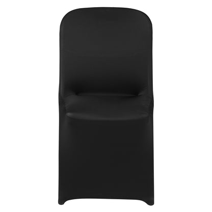 30 Pcs Black Chair Covers, Polyester Spandex Chair Cover, Stretch Slipcovers for Wedding Party Dining Banquet Flat-Front Chair Covers, Fits Chair Measures up to 18.11 x 19.69 x 33.86 inch