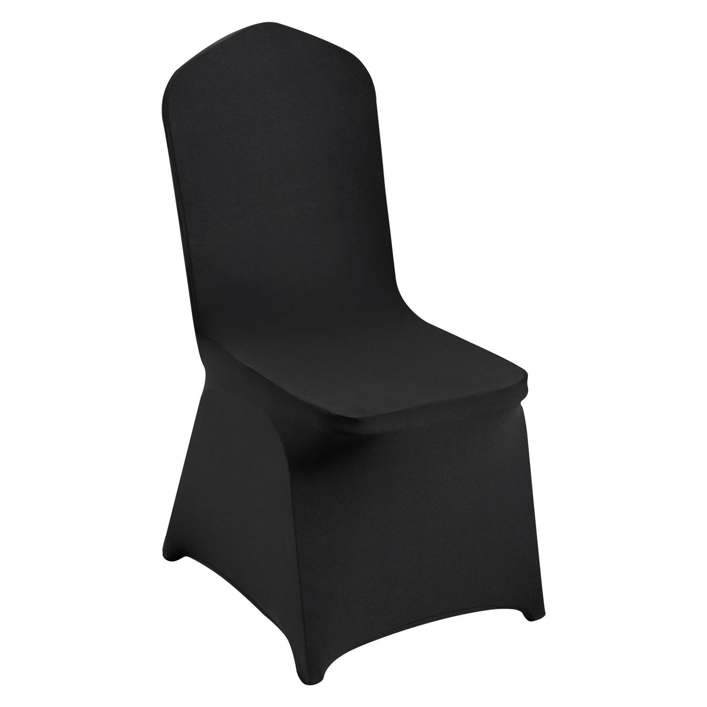 30PCS Black Stretch Spandex Folding Chair Covers, Universal Fitted Chair Covers, Removable Washable Protective Covers, for Wedding, Holiday, Banquet, Party, Celebration, Dinners