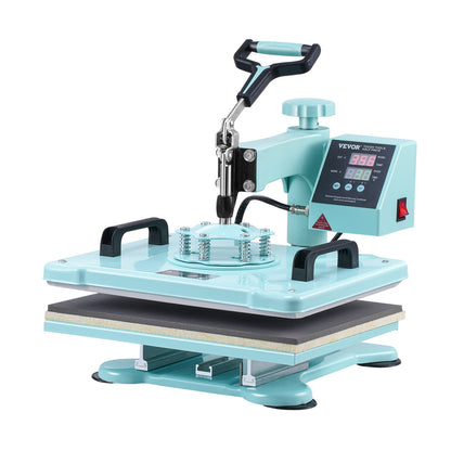 Wärmepresse 12x15 Zoll 5 in 1 mit 30oz Tumbler Presse T-Shirts Grün