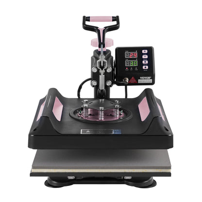 8-in-1-Hitzepresse, 15 x 15 Zoll, 30 oz, Tumbler-Presse, T-Shirts, Schwarz