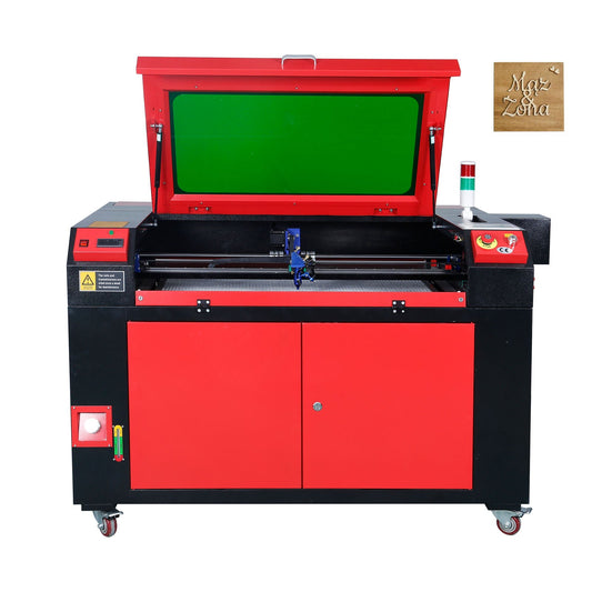 100W CO2 Lasergravierer Gravur Carving Druckmaschine 600x900 mm Arbeitsbett