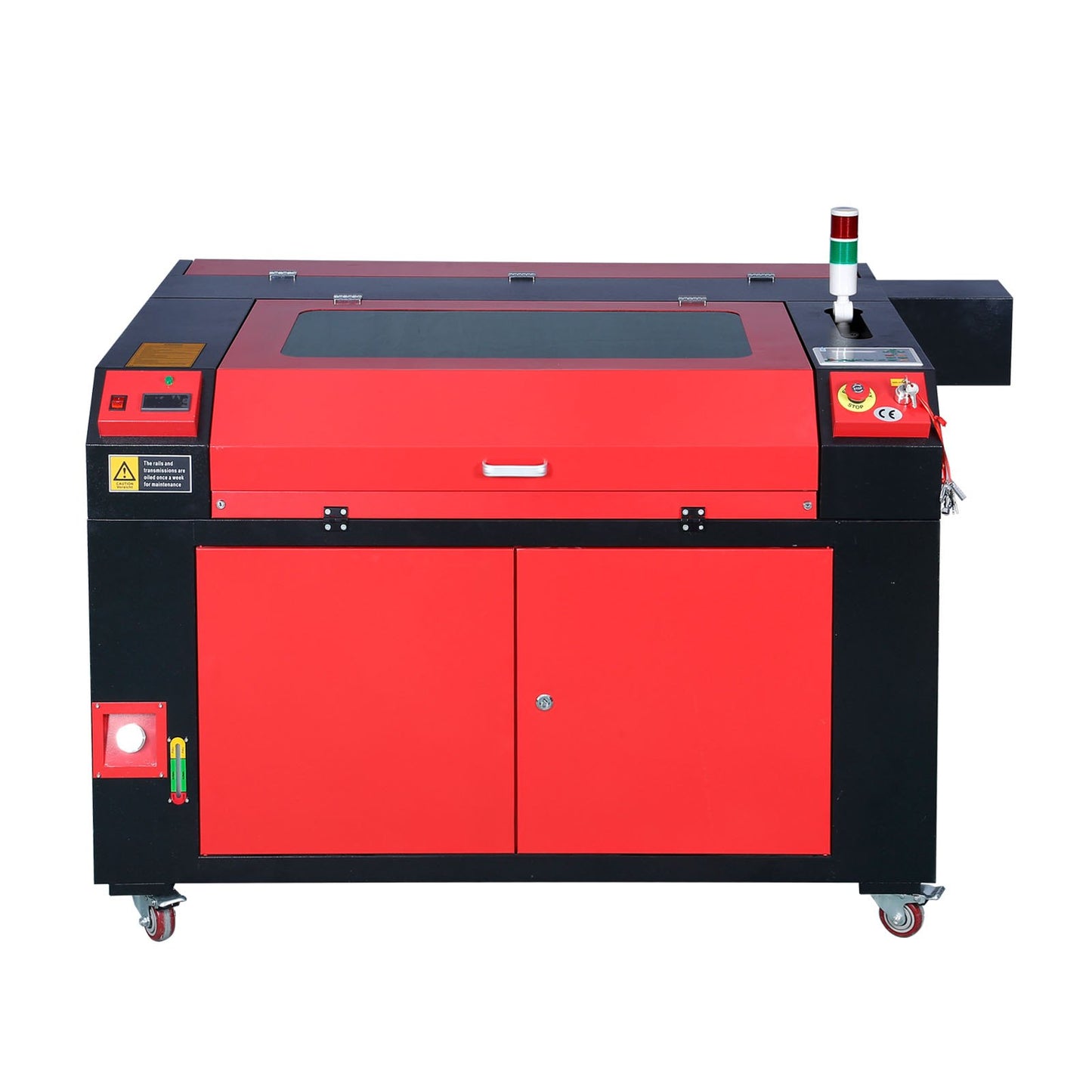 100W CO2 Lasergravierer Gravur Carving Druckmaschine 600x900 mm Arbeitsbett